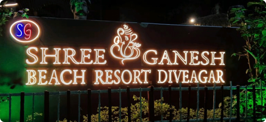 Neon sign board